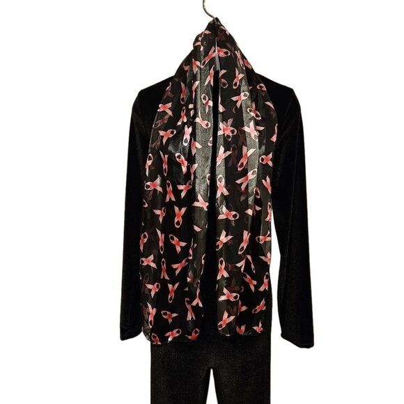 Breast Cancer Awareness Scarf - Picture 1 of 5